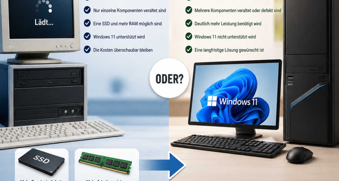 Alter PC oder neuer Computer? Wann sich eine Aufrüstung noch lohnt